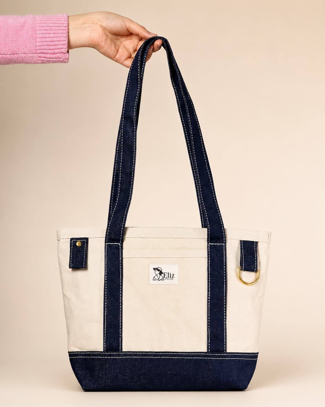 Bolso S Crudo - Mezclilla